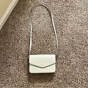 Kate Spade Sadie Envelope Crossbody Bag Lime Sherbert Leather Purse NWOT
